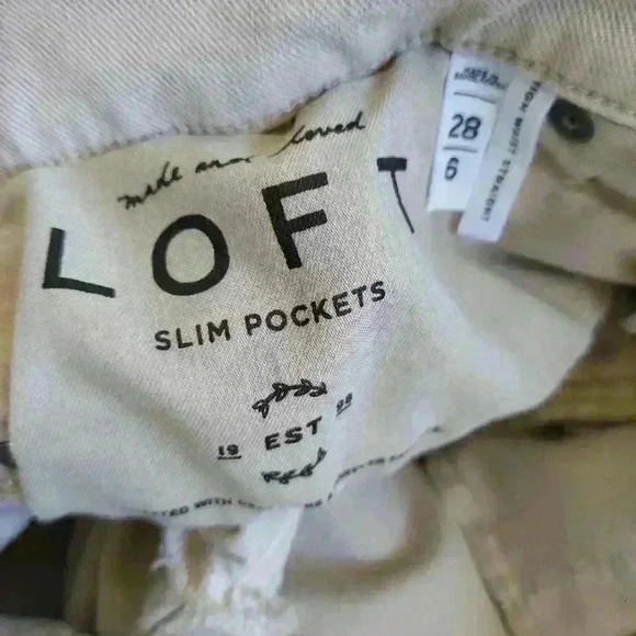 Loft Made and Loved High Waist Straight Pants - Picture 5 of 6